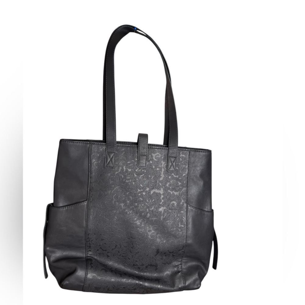 Chic Black Leather Tote Bag – NWT - Picture 2 of 7